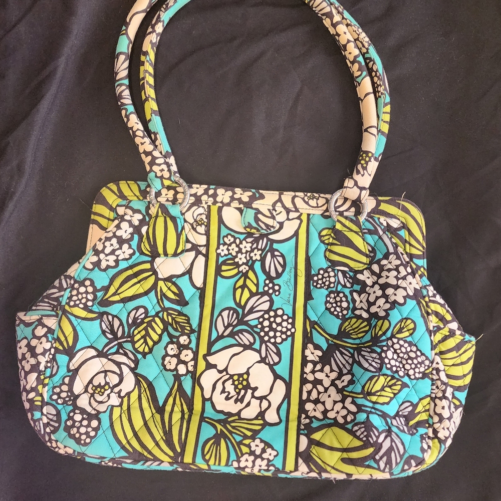 Vera Bradley Frame Bag in "Island Blooms" Print
